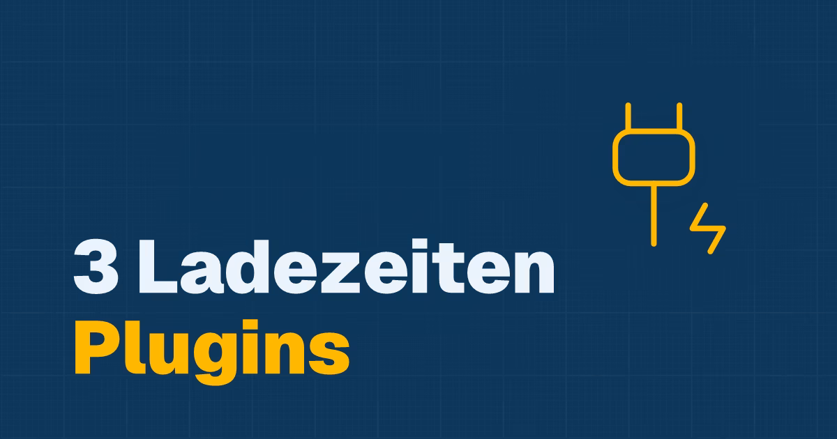 Beitragstitel: 3 WordPress-Plugins, die Ladezeiten verbessern