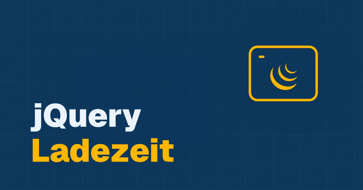 Beitragstitel: jQuery Ladevorgang für WordPress optimieren